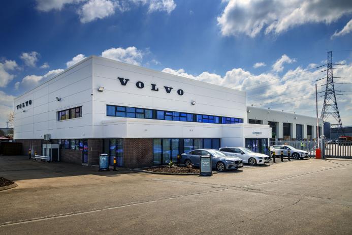 The newly refurbished and rebranded Volvo Truck and Bus Centre London South