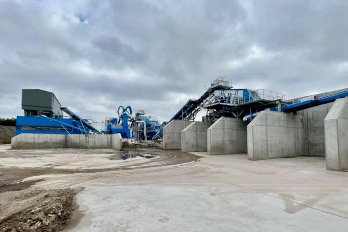 CCC Group’s new waste-washing plant in Kirkby, Merseyside