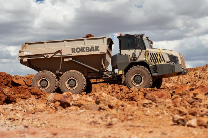 Aerolite Quarries’ Rokbak RA30 articulated hauler