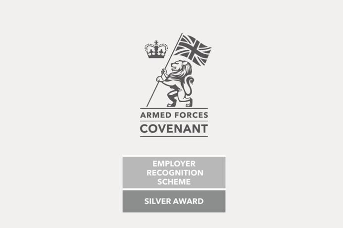 Hanson have received a silver award in the Defence Employer Recognition Scheme