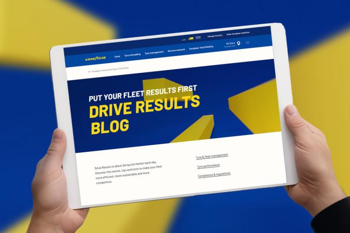 Goodyear’s new Drive Results Blog aims to empower truck fleets for enhanced efficiency, competitiveness, and sustainability