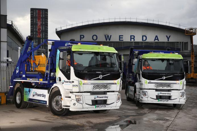 Capital gains: Powerday’s two new Volvo electric skiploaders
