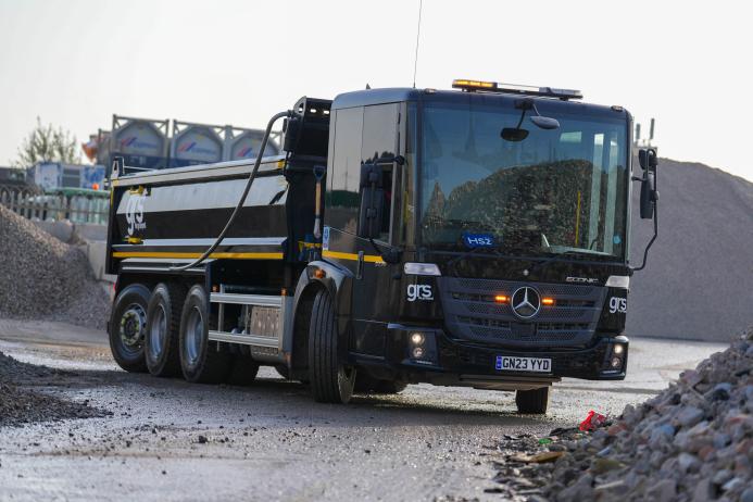 GRS Group now run the UK’s biggest fleet of low-entry Mercedes-Benz Econic tippers