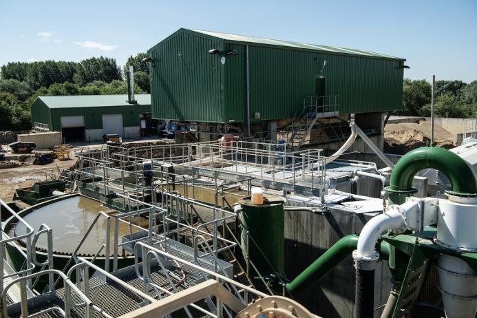 Sheehan Group’s CDE recycling plant in Stanton Harcourt, Oxfordshire