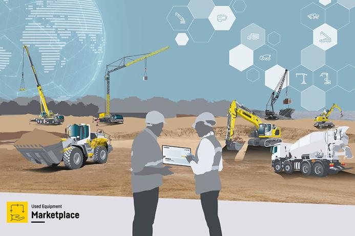 The Used Equipment Marketplace digital platform offers a wide range of used construction and material handling machines, used attachments, and accessories as well as used spare parts – directly from certified Liebherr sales partners