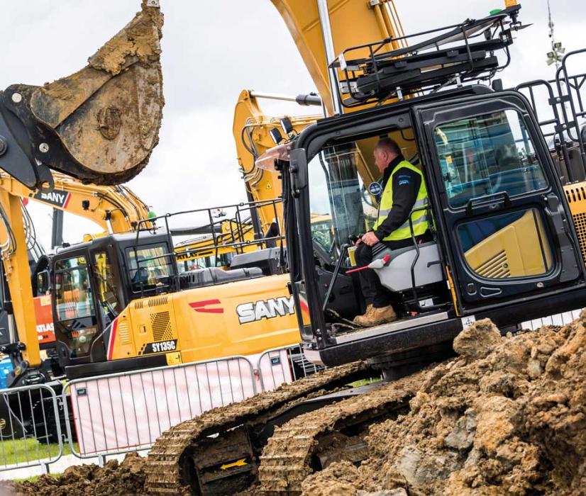 Digging demonstrations remain a key element of Plantworx