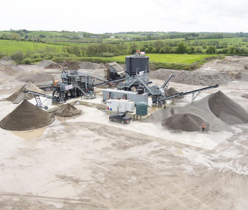 Terex Washing Systems' plant at Keohane Readymix site in County Cork, Ireland