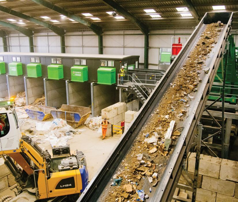 Molson and Terex Recycling Systems worked closely with Collard to ensure their bespoke recycling plant segregated waste materials quickly, reliably and efficiently