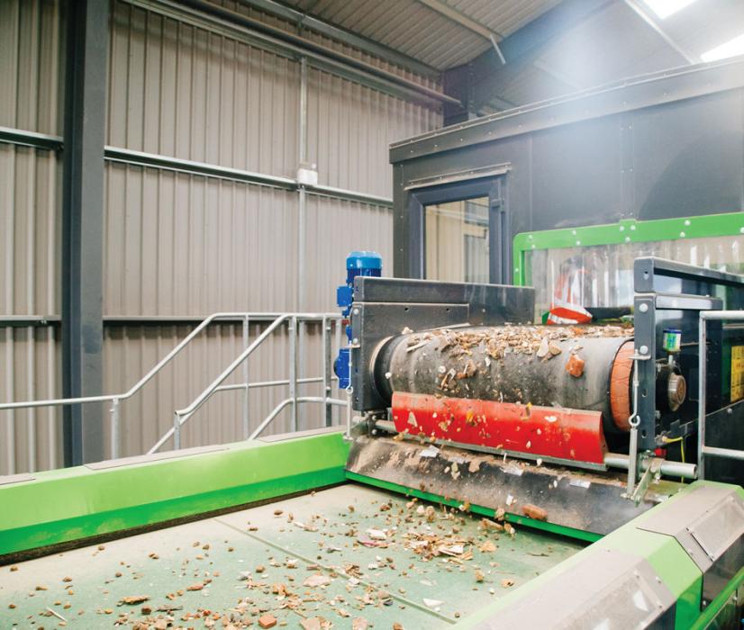 Collard’s new waste-segregation plant highlights the group’s commitment to sustainability by diverting all waste materials, including C&D, away from landfill