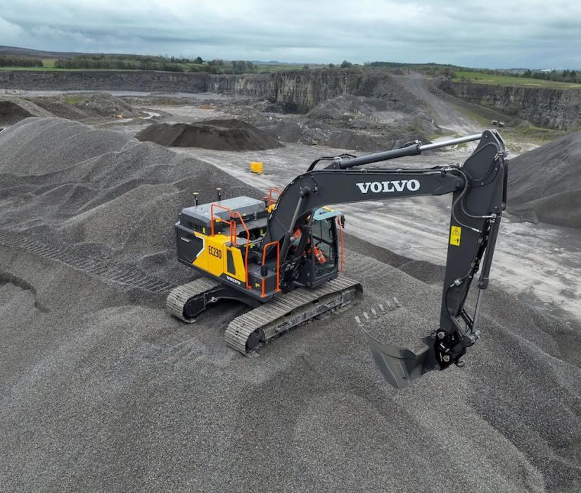 The EC230 Electric excavator has already been put to work on a recent CRH project for Low Carbon Roads