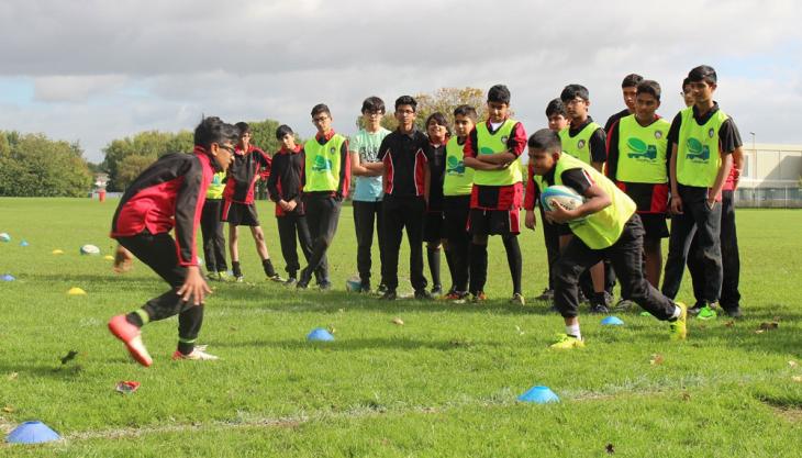 Concrete Rugby returns to Leicestershire schools Concrete Rugby