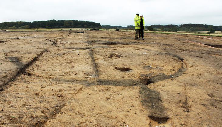 Brenkley Lane archaeological excavation