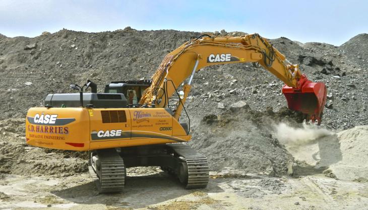 Case CX350C crawler excavator
