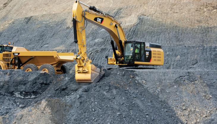 Cat 352F LXE excavator