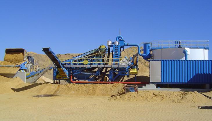 CDE sand and gravel plant