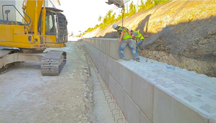 Legato interlocking concrete blocks