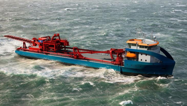 Hanson order two new marine aggregate dredgers Hanson dredger