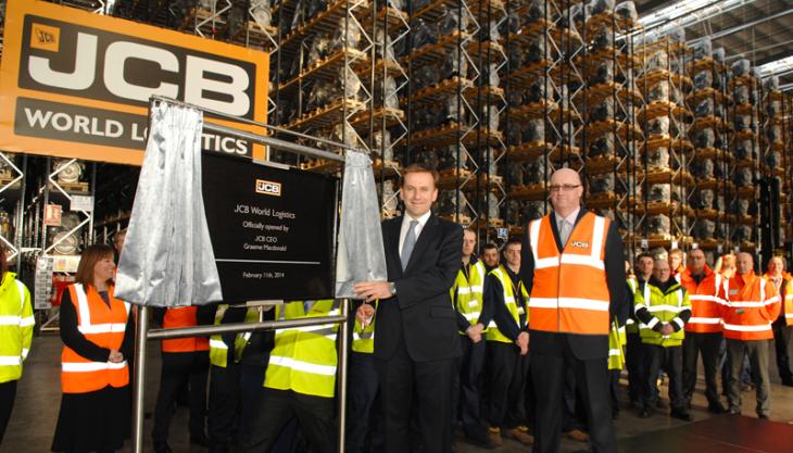 JCB World Logistics plant opens