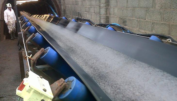 Conveyor fitted with Smiley Monroe's King Rollers