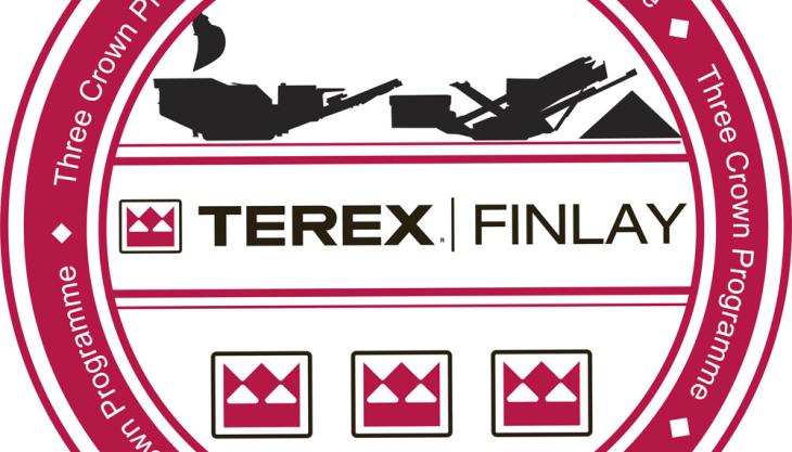 Terex Finlay 3 Crown logo