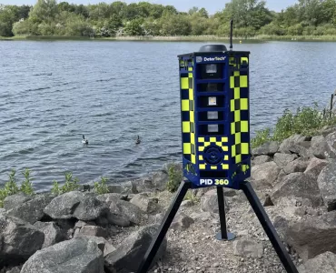DeterTech’s PID360 system securing an approach to open water