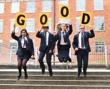 L-R: Nadhi Koratagere (16), of Rugeley; Arjun Aneesh (14), of Stoke-on-Trent; Jess Rushton (15), of Stoke-on-Trent; and Lewis Cuffe (16), of Rugeley