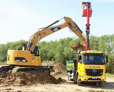 Cat 328D LCR hydraulic excavator