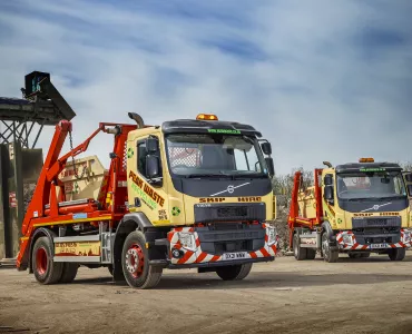 New Volvo skip loaders for Peak Waste Recycling