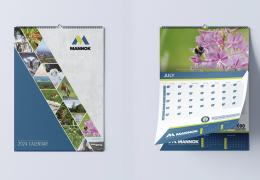 Mannok's environmentally themed 2024 calendar
