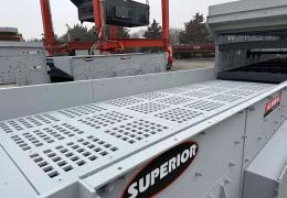 Superior’s heavy-duty Guardian scalping screen has been designed to accept large feed size 