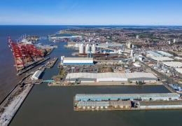 Aggregate Industries are investing in a new ‘super shed’ at the Port of Liverpool