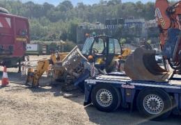 The incident took place at Erith Plant Services’ workshop at Eastern Quarry in Swanscombe, Kent