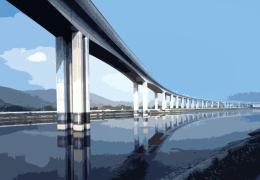 Concrete bridge