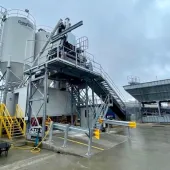 Brett Concrete’s newly opened wet-batch plant in Portsmouth