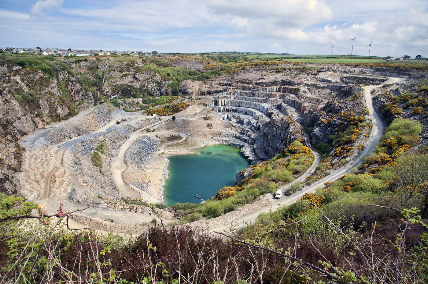 Delabole slate quarry Delabole slate quarry