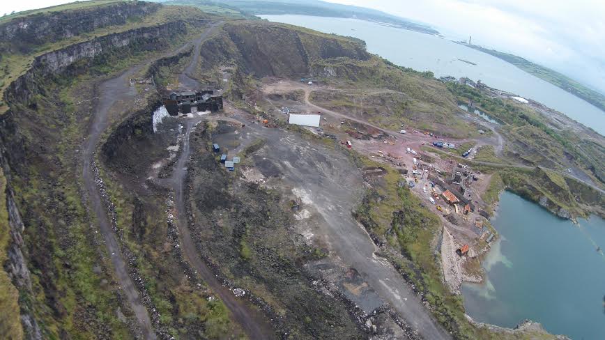 Magheramorne Quarry - as seen in Game of Thrones Magheramorne Quarry