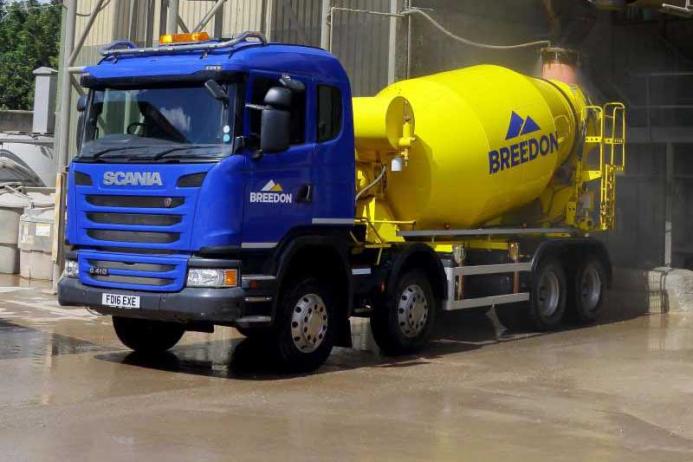 Breedon ready-mixed concrete truckmixer