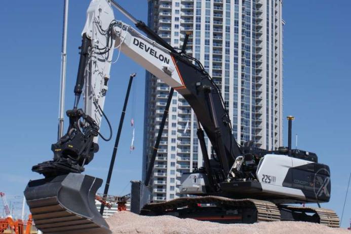 Develon Concept-X2 autonomous DX255-CX crawler excavator