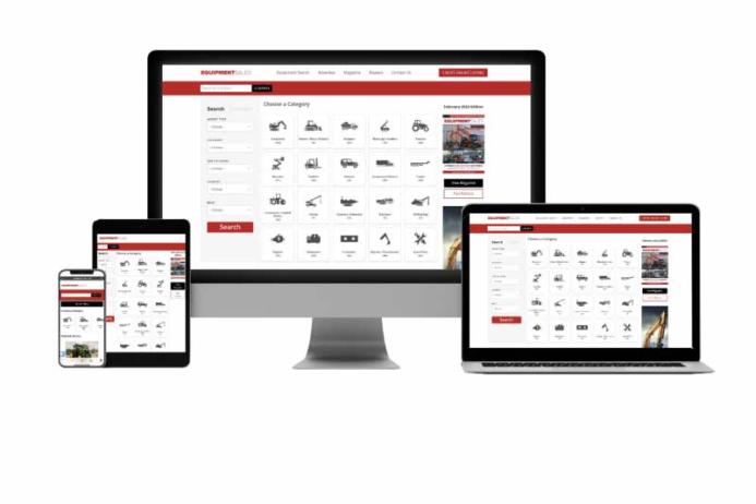 Equipment Sales website