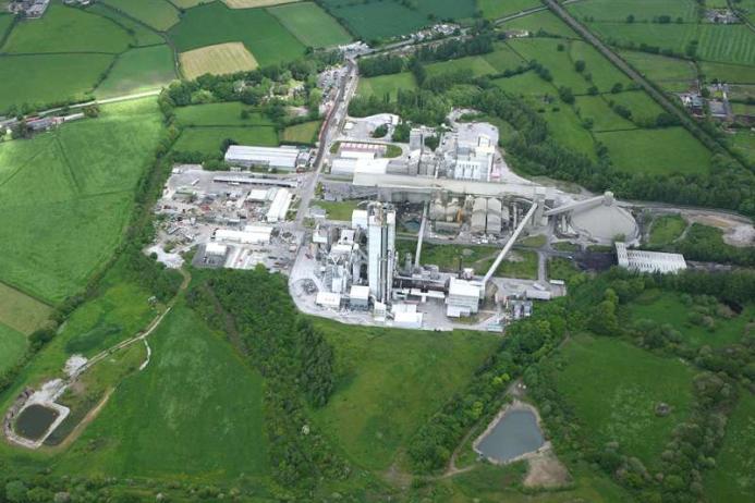 Hanson UK's Padeswood cement works, in Flintshire, North Wales