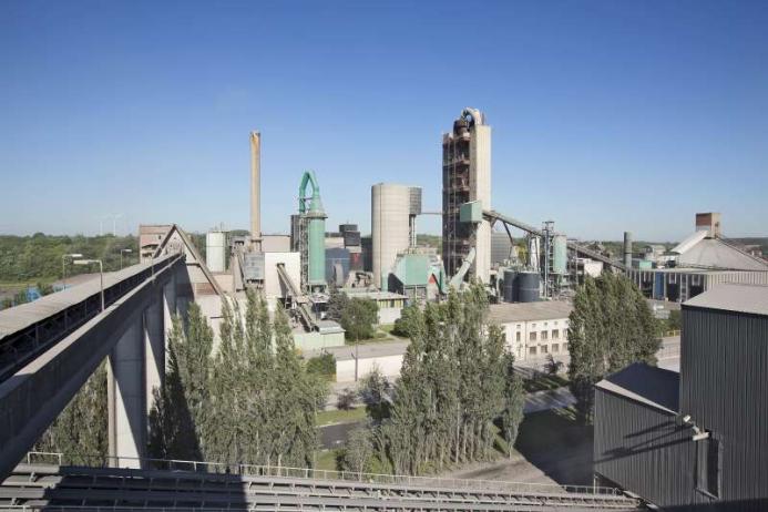 Heidelberg Materials’ cement plant in Antoing, Belgium