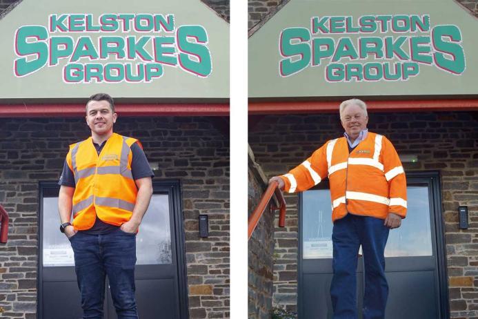 L-R: Kelston Stark, grandson of the company's founder, and Alan Sparkes, director, now taking a back seat