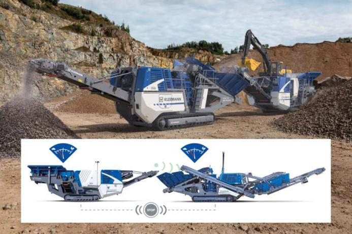 Kleemann crushing plants can now be safely connected via radio thanks to wireless line coupling