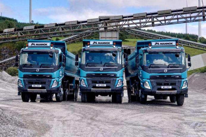 Mannok mountain tipper trucks