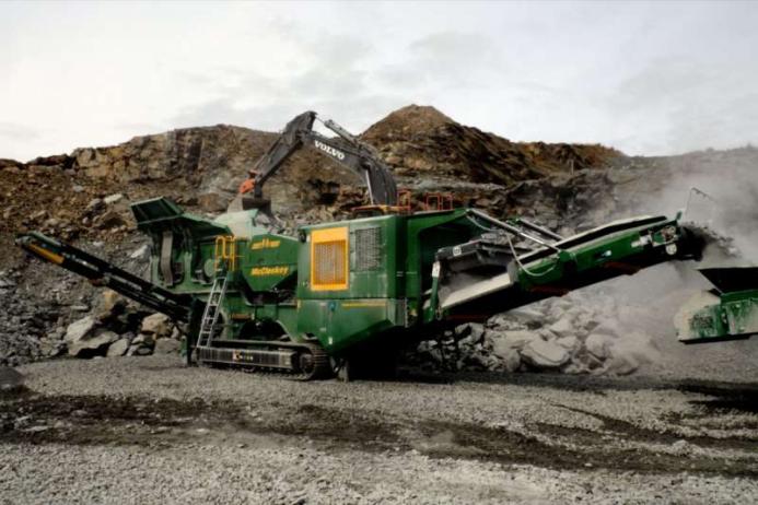 McCloskey J4 jaw crusher