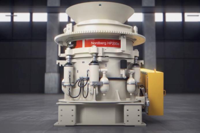 The new Nordberg HP200e cone crusher from Metso Outotec