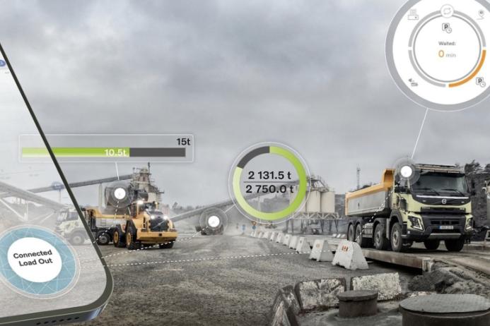 Volvo CE are launching Connected Load Out on subscription in select markets in Europe and North America