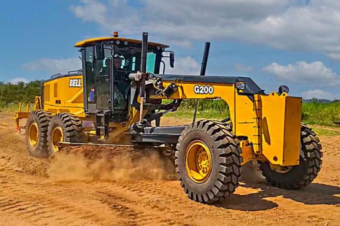 The Bell G200, the largest model in the new grader range