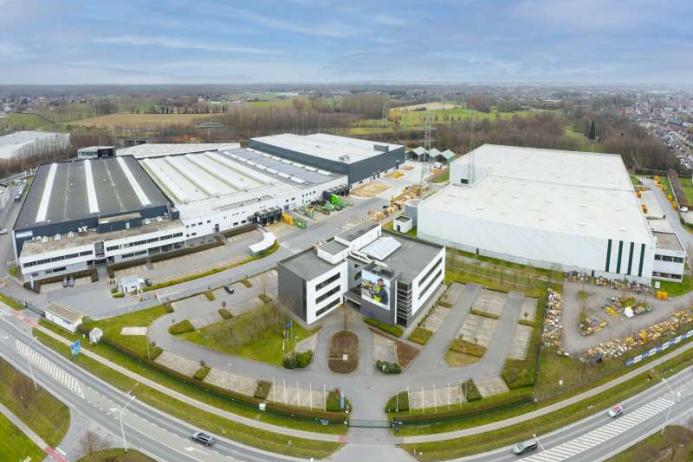Komatsu Europe headquarters and warehouse facilities in Vilvoorde, Belgium