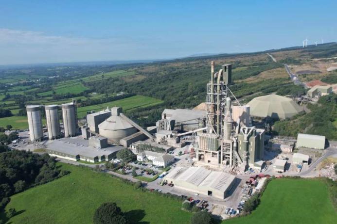 Mannok’s cement plant in Co. Cavan, Ireland